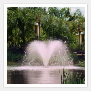 Floating Lake Water Fountains - Trumpet Water Fountain